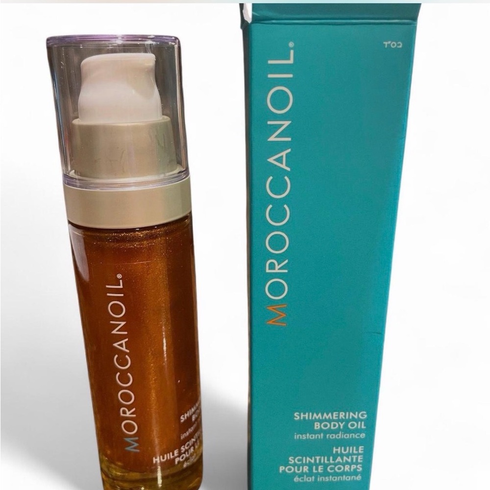 Moroccanoil Shimmering Body Oil - Metallic Copper Brown